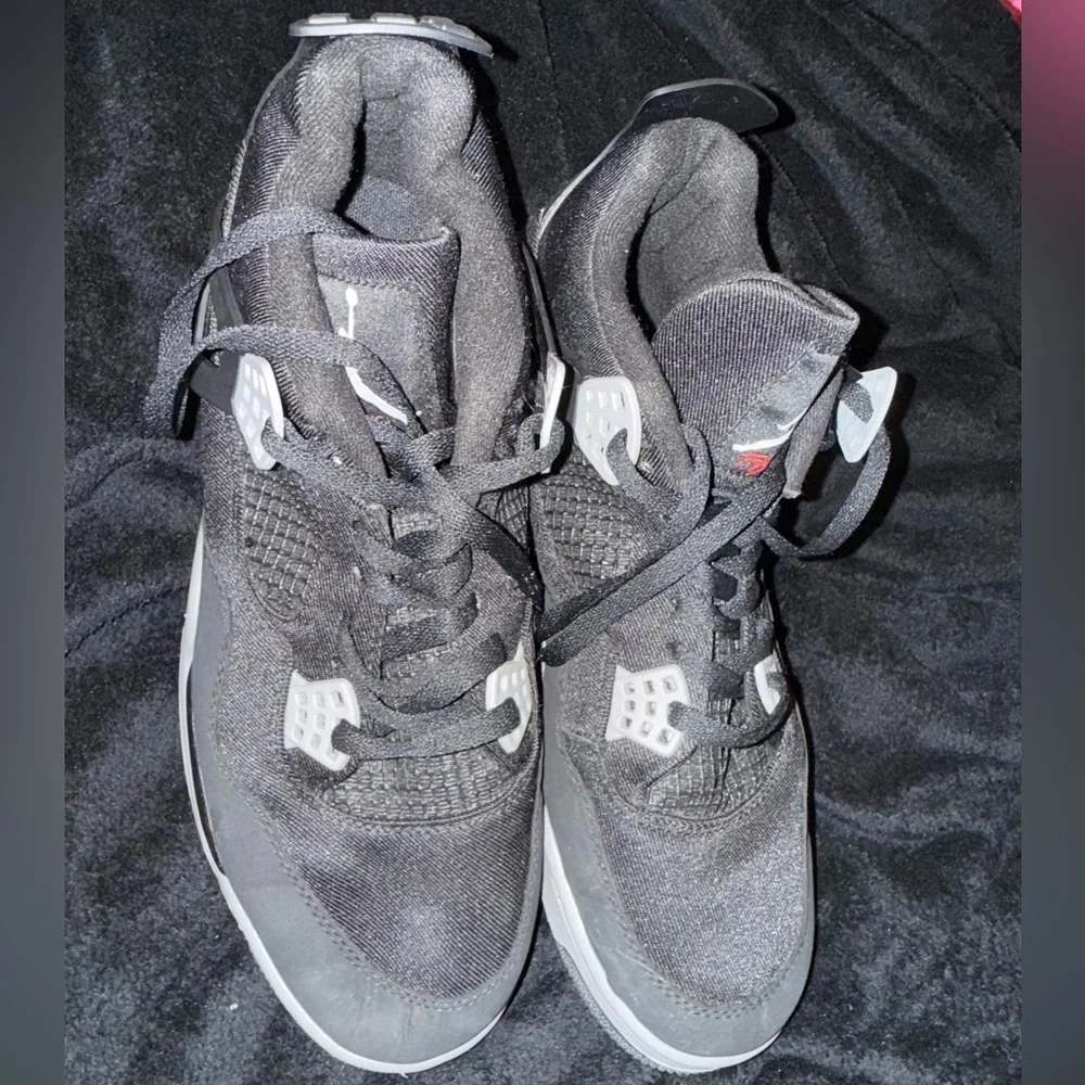 Jordan Black and Gray Sneakers